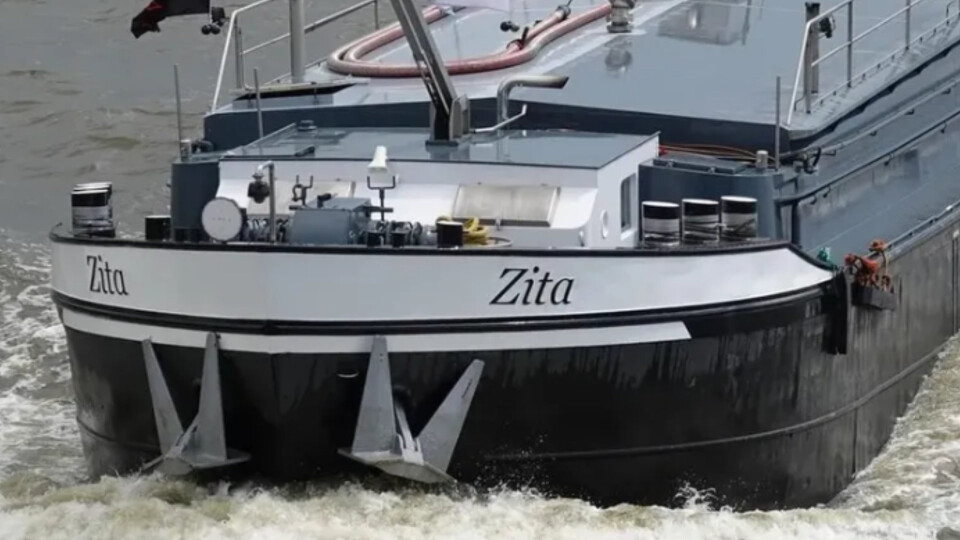 Mts Zita Sailing front view